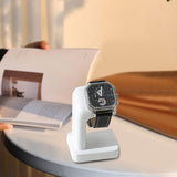Maxbell Watch Display Stand Home Decor Compact for Home Watch Enthusiasts Countertop White