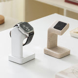 Maxbell Watch Display Stand Home Decor Compact for Home Watch Enthusiasts Countertop White
