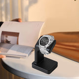 Maxbell Watch Display Stand Home Decor Compact for Home Watch Enthusiasts Countertop Black