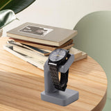 Maxbell Watch Display Stand Home Decor Compact for Home Watch Enthusiasts Countertop Gray