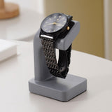 Maxbell Watch Display Stand Home Decor Compact for Home Watch Enthusiasts Countertop Gray