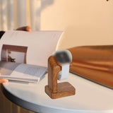 Maxbell Watch Display Stand Home Decor Compact for Home Watch Enthusiasts Countertop Brown
