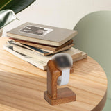 Maxbell Watch Display Stand Home Decor Compact for Home Watch Enthusiasts Countertop Brown