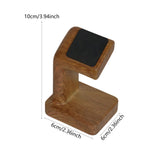 Maxbell Watch Display Stand Home Decor Compact for Home Watch Enthusiasts Countertop Brown
