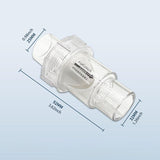 Maxbell Air Conditioner Drainage Check Valve for Ducted Machines Ceiling Units Malls White