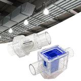 Maxbell Air Conditioner Drainage Check Valve for Ducted Machines Ceiling Units Malls White