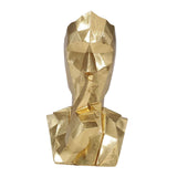 Maxbell Resin Thinker Statue Home Decor Abstract Figurine for Desk Cabinet Bookshelf No Speak