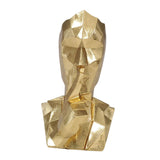 Maxbell Resin Thinker Statue Home Decor Abstract Figurine for Desk Cabinet Bookshelf No Speak