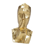 Maxbell Resin Thinker Statue Home Decor Abstract Figurine for Desk Cabinet Bookshelf No Speak