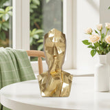Maxbell Resin Thinker Statue Home Decor Abstract Figurine for Desk Cabinet Bookshelf No Speak