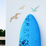 Maxbell 3Pcs Wood Seagull Wall Decor Decorative for Indoor/Outdoor Office Lake House
