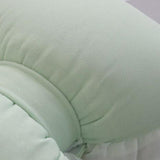 Maxbell Bowknot Throw Pillow Cute Soft Decorative Waist Pillow for Sofa Nursery Bed Green