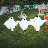 Maxbell 3 Pieces Halloween Ghost Stake Set Holiday Home Graveyard Scene Garden Stake