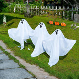 Maxbell 3 Pieces Halloween Ghost Stake Set Holiday Home Graveyard Scene Garden Stake