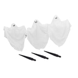 Maxbell 3x Halloween Ghost Stakes Set Patio Creepy Decorative Home Lawn Garden Stake