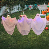 Maxbell 3x Halloween Ghost Stakes Set Patio Creepy Decorative Home Lawn Garden Stake