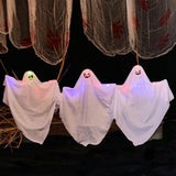Maxbell 3x Halloween Ghost Stakes Set Patio Creepy Decorative Home Lawn Garden Stake