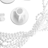 Maxbell Curtain Control Head Mounting Hook Kit with Screw Plugs for 25mm Roller Tube