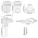 Maxbell Curtain Control Head Mounting Hook Kit with Screw Plugs for 25mm Roller Tube