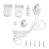 Maxbell Curtain Control Head Mounting Hook Kit with Screw Plugs for 25mm Roller Tube