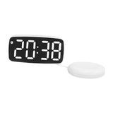 Maxbell Digital Clock Easy Read Gifts Multifunctional for Table Background Office White Outer