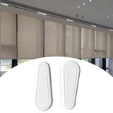 Maxbell 2x Vertical Curtain Chain Cord Weight Handle for Roman Shades Smooth Surface