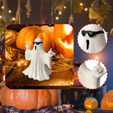 Maxbell Ghost Statue Horror Halloween Ghost Figurine for Party Garden Indoor Outdoor Glasses Ghost