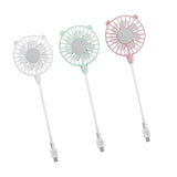 Maxbell USB Fan Small Personal Fan Nursery Dorm Hiking Mini Portable Fan White