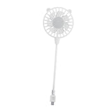 Maxbell USB Fan Small Personal Fan Nursery Dorm Hiking Mini Portable Fan White