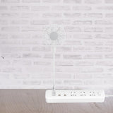 Maxbell USB Fan Small Personal Fan Nursery Dorm Hiking Mini Portable Fan White