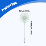Maxbell USB Fan Small Personal Fan Nursery Dorm Hiking Mini Portable Fan Light Green