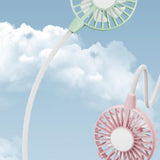 Maxbell USB Fan Small Personal Fan Nursery Dorm Hiking Mini Portable Fan Pink