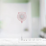 Maxbell USB Fan Small Personal Fan Nursery Dorm Hiking Mini Portable Fan Pink