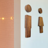 Maxbell 2x 3D Restroom Signs Bathroom Signs for Commercial Door or Wall Restaurant