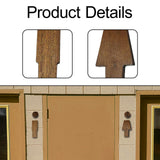 Maxbell 2x 3D Restroom Signs Bathroom Signs for Commercial Door or Wall Restaurant