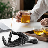 Maxbell Sticks Incense Holder Desktop Ornament for Housewarming Gift Office Tea Room