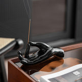 Maxbell Sticks Incense Holder Desktop Ornament for Housewarming Gift Office Tea Room