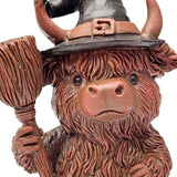 Maxbell Animal Statue Unique Table Decor Halloween Decor for Indoor Living Room Home 7cmx6cmx10cm Highlanding Cattle