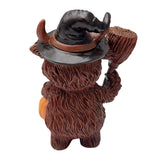 Maxbell Animal Statue Unique Table Decor Halloween Decor for Indoor Living Room Home 7cmx6cmx10cm Highlanding Cattle