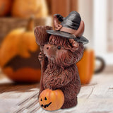 Maxbell Animal Statue Unique Table Decor Halloween Decor for Indoor Living Room Home 7cmx6cmx10cm Highlanding Cattle