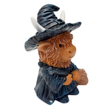 Maxbell Animal Statue Unique Table Decor Halloween Decor for Indoor Living Room Home 8cmx6cmx10cm Highlanding Cattle