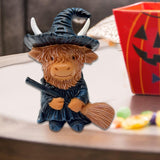 Maxbell Animal Statue Unique Table Decor Halloween Decor for Indoor Living Room Home 8cmx6cmx10cm Highlanding Cattle