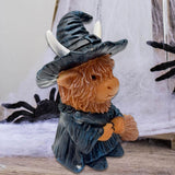 Maxbell Animal Statue Unique Table Decor Halloween Decor for Indoor Living Room Home 8cmx6cmx10cm Highlanding Cattle