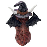 Maxbell Animal Statue Unique Table Decor Halloween Decor for Indoor Living Room Home 9cmx7.5cmx10cm Highlanding Cattle