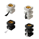 Maxbell Incense Cone Burner Portable Collection Incense Holder for SPA Bedroom Hotel S White