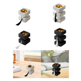 Maxbell Incense Cone Burner Portable Collection Incense Holder for SPA Bedroom Hotel S White