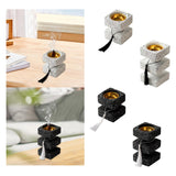 Maxbell Incense Cone Burner Portable Collection Incense Holder for SPA Bedroom Hotel S White