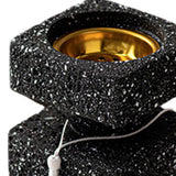 Maxbell Incense Cone Burner Portable Collection Incense Holder for SPA Bedroom Hotel L Black