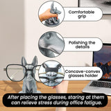 Maxbell Eyeglass Holder Display Rack Home Decor Eyeglass Keeper for Women Men Family