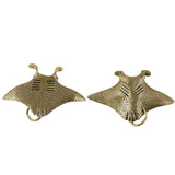 Maxbell Brass Devil Fish Ornament Gifts Copper Fish Statue for Dorm Cafe Bedroom